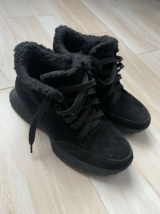Черевики ботінки замшеві жіночі 41 р