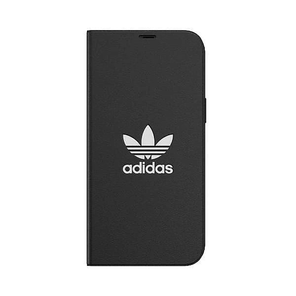 Etui Adidas OR Booklet Case BASIC na iPhone 12 Pro Max - czarno-białe