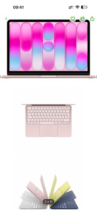Ноутбук Apple MacBook Neo A18 Pro 8GB 256GB MHFH4 Blush