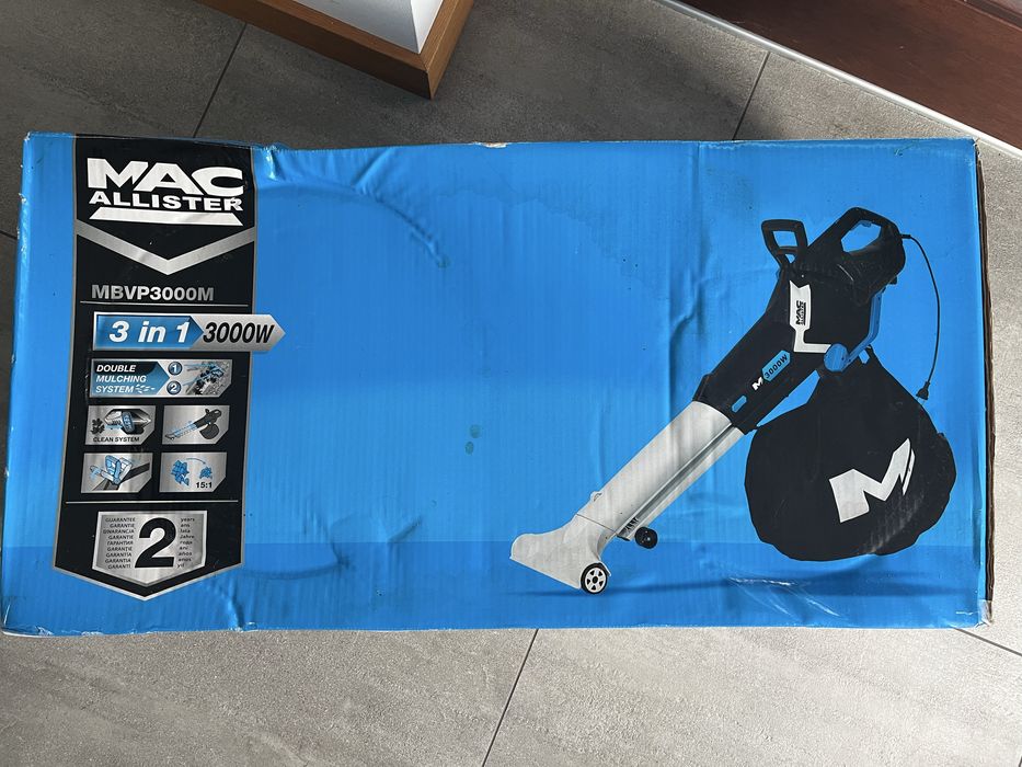 Dmuchawa odkurzacz do lisci MACALLISTER 3000W