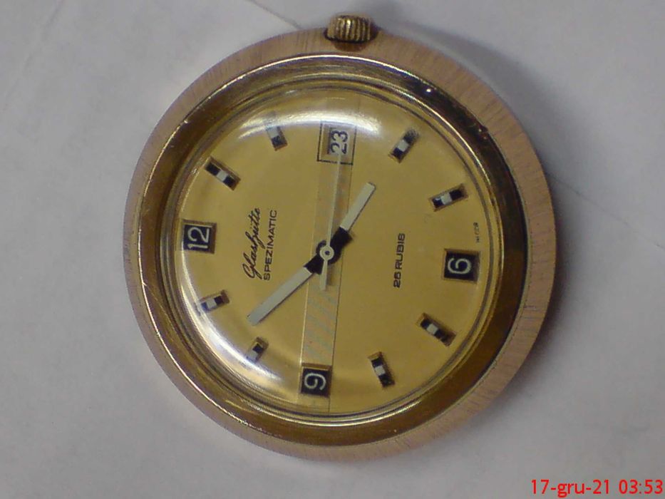 zegarek Glashutte automat Duży