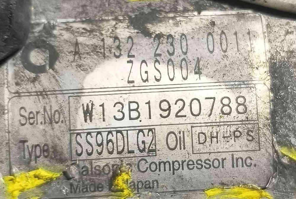 Compressor Ar Condicionado A1322300011 - SMART FORTWO Coupé