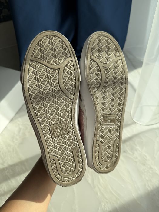 Buty Converse trampki różowe brokat 38,5 w stylu golden goose