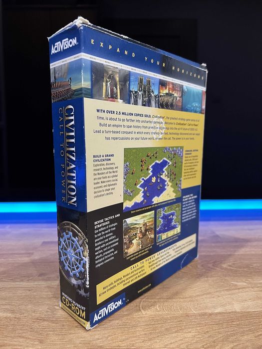 Civilization Call to Power (PC PL/EN 1999) BIG BOX premierowe wydanie