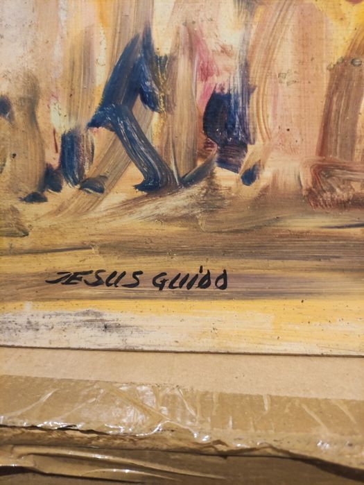 Jesus Guido - pintura a óleo sobre platex