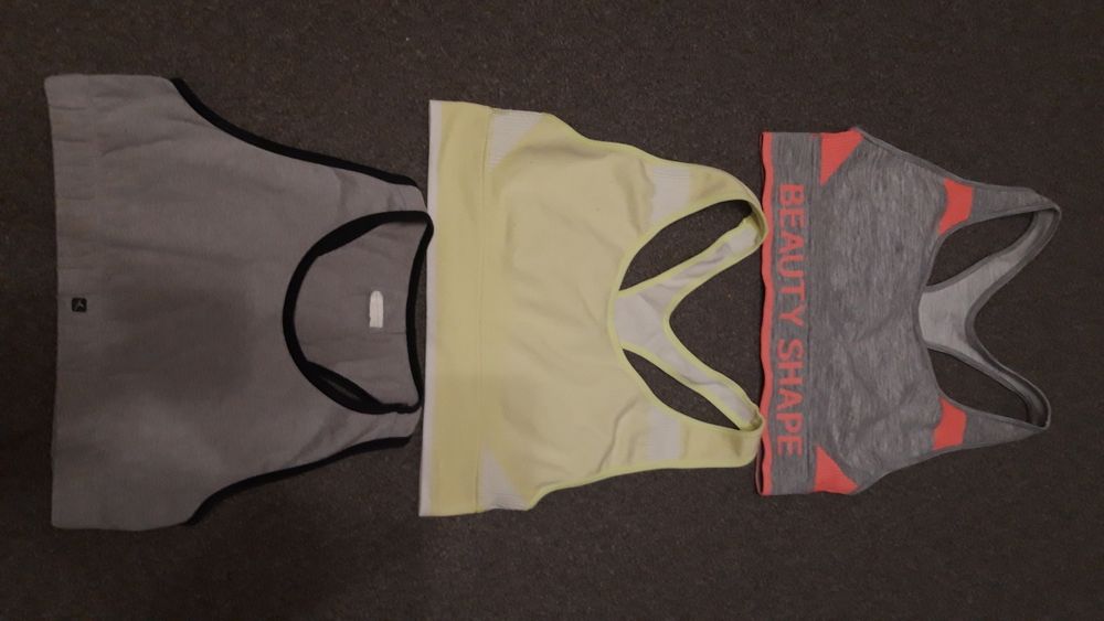 Stanik,  Sportowy top do fitnesu r.M