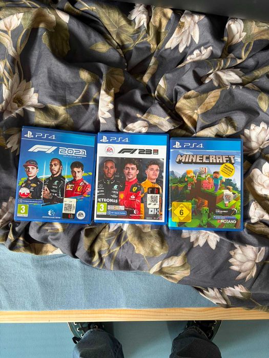 F1 2021, F1 2023, MINECRAFT - PS4