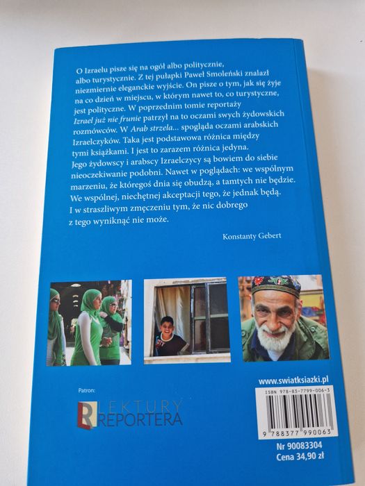 Książka Arab strzela Żyd się cieszy Paweł Smoleński