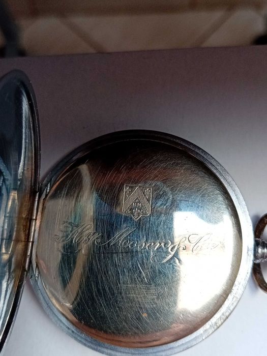 Hy.Moser &Co-kieszonkowy zegarek szwajcarski-górniczy