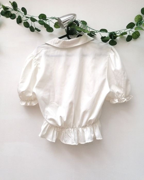 Top Branco Curto