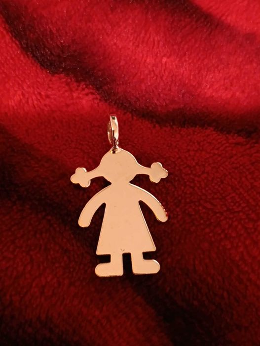 Pendente Menina em Prata