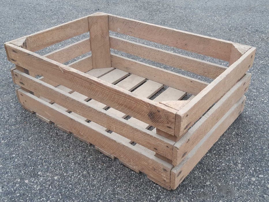 Skrzynki drewniane do warzyw, ziemniaków 60x40x20