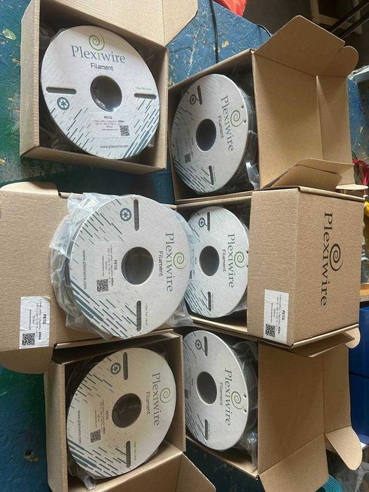 філамент Plexiwire пластик PETG SILVER 100/200/300/400m 1.2kg