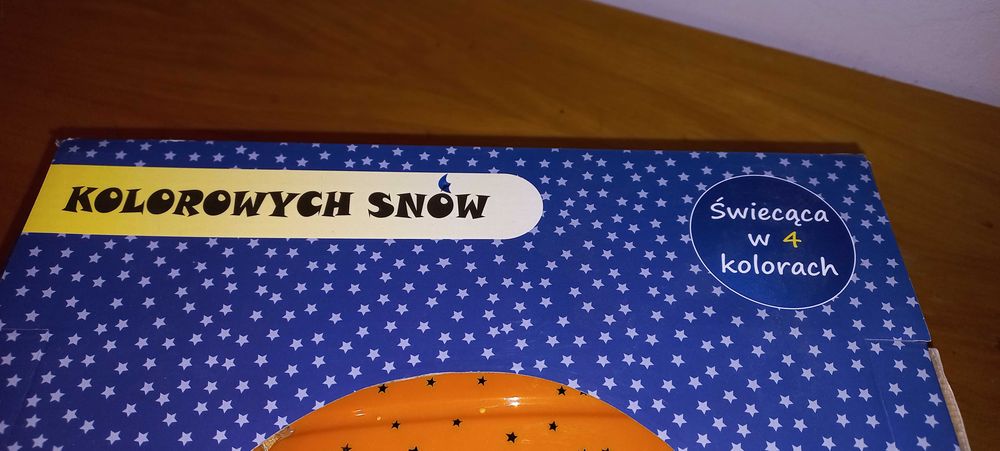 lampka projektor dziecięca świecąca i grająca nieużywana