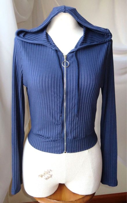 Синя кофта на застібці розмір-S