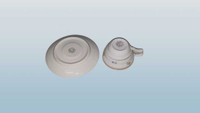 Serviço de Chã em Porcelana da Electro Cerâmica V.N.Gaia