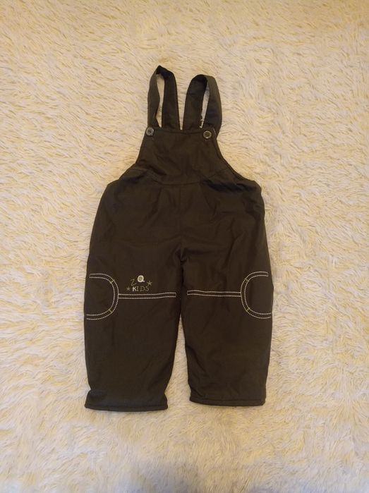 Оливковий весняний бу комбінезон для хлопчика 1-1,5 років