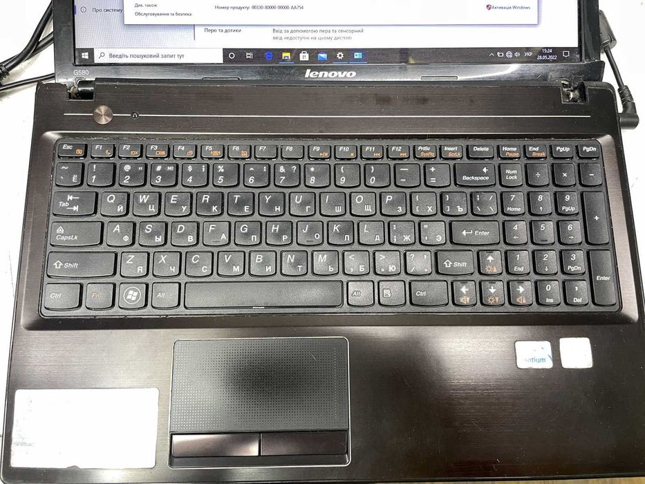Ноутбук игровой Lenovo G580 видеокарта GeForce на запчасти