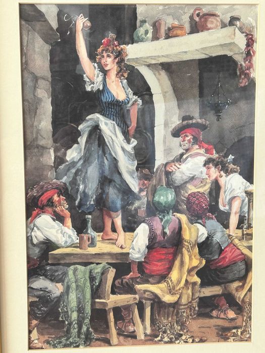 Quadros Cavaleiro e Dançarina