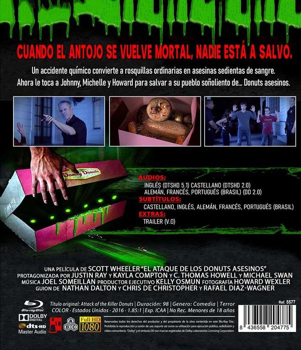 El Ataque de los Donuts Asesinos/Attack of the Killer Donuts (Blu-Ray)-Legendado em Brasileiro