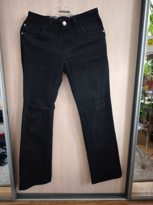 Spodnie męskie jeansy, kolor czarny, marka Stanley, rozmiar L