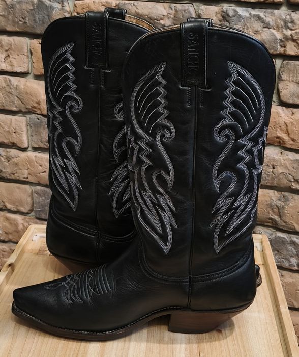 Kowbojki SANCHO skóra cowboy boots 44