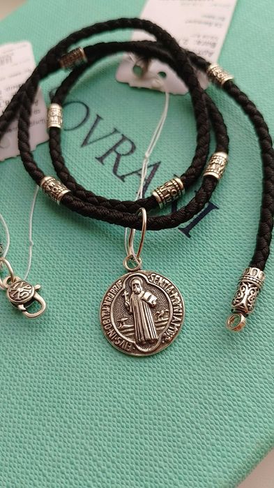 Серебряная иконка подвес Архангел Михаил Николай Богородица Ангел Хран