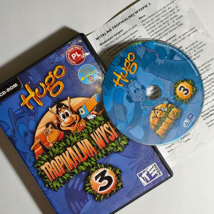 Gra PC - Hugo Tropikalna Wyspa 3 Polskie wydanie - Super stan