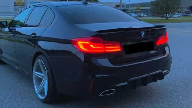 SPOJLER Lotka Dla BMW G30 ALA M4 Style SPOILER KLAPY Czarny połysk