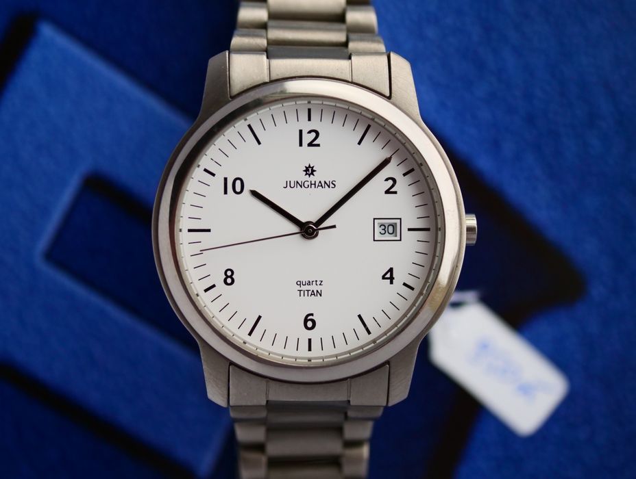 Junghans Titan quartz zegarek niemiecki tytanoway oryginaln tytany