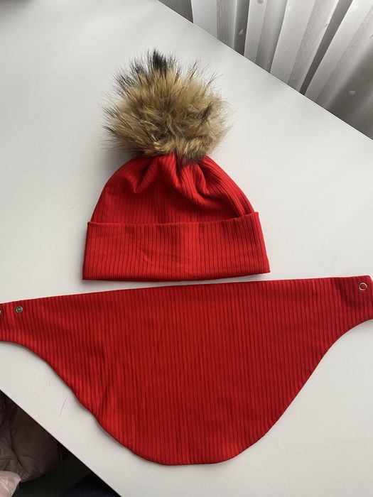 Шапка хомут 2-5р. Бубон єнот