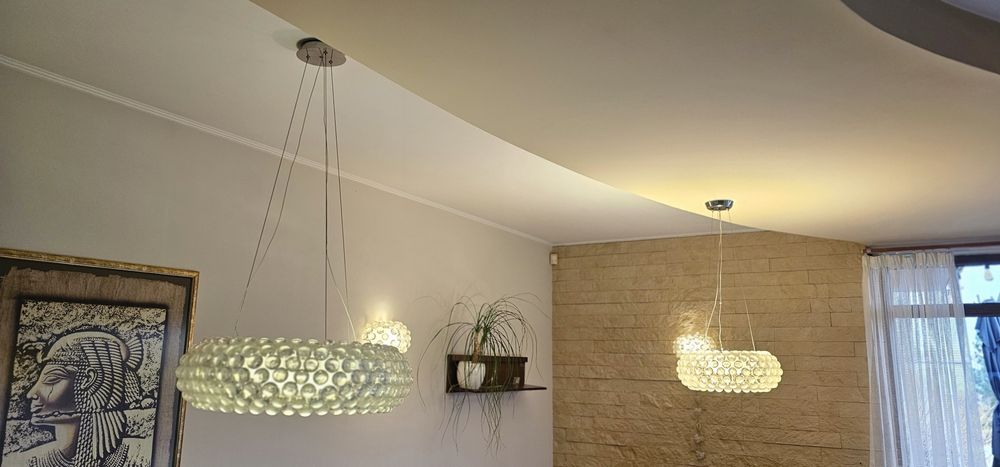 Zestaw 4 lamp Glamour Nowoczesnych,  2 wiszące, 2 kinkiety Azzardo
