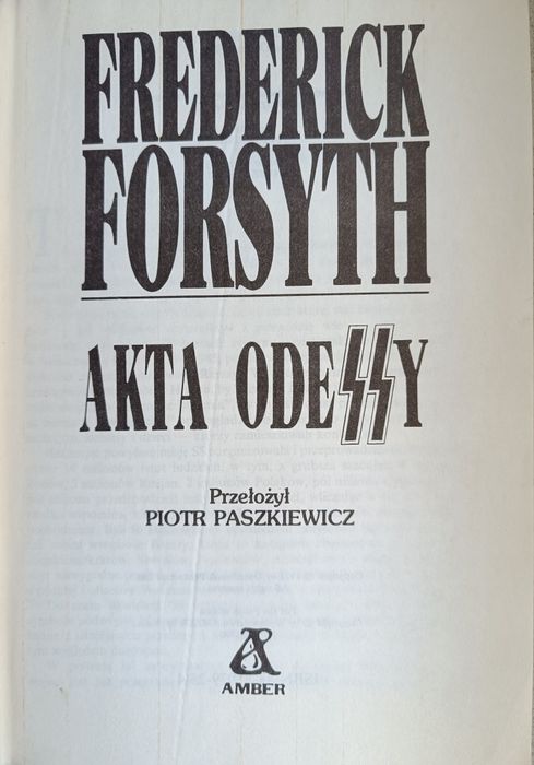 Akta OdeSSy Frederick Forsyth