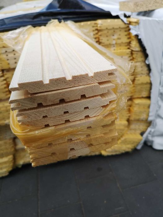 Profil strugany, boazeria 19x146 podbitka dachowa drewniana frezowana