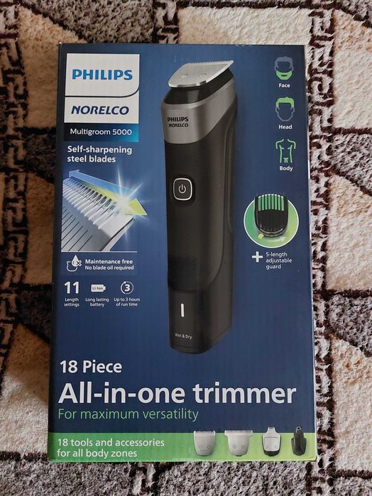Тримери універсальні PHILIPS Norelco Series 5000 MG5910/49 18in1. NEW!