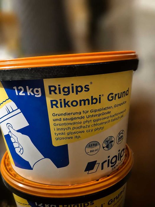 Środek gruntujący Rigips rikombi grund 12kg, Rigips Saint-Gobain