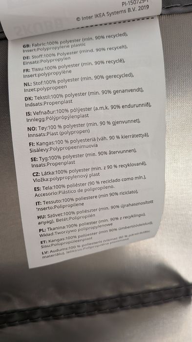 Organizador Suspenso IKEA SKUBB – 16 Bolsos – Cinzento