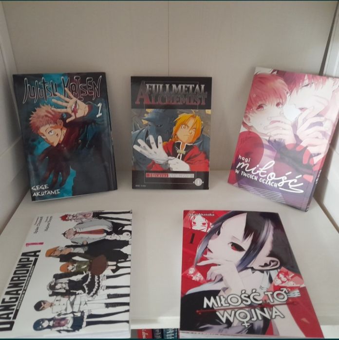 Mangi Fullmetal alchemist danganronpa itd.