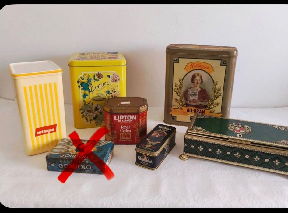 Latas antigas baratas