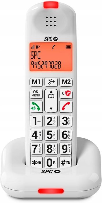 outlet telefon bezprzewodowy spc 224017 tryb głośnomówiący ekran lcd