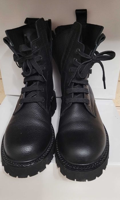 Buty Czarne botki Alivia