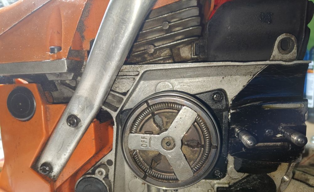 Piła spalinowa powermat mechaniczna nowy łańcuch