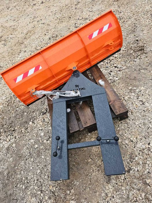 Nowy pług do śniegu na wózek widłowy wytrzymały mocny 1.5 m DOWÓZ