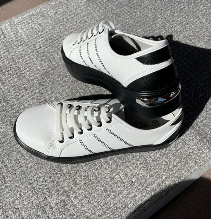 Skórzane wygodne buty