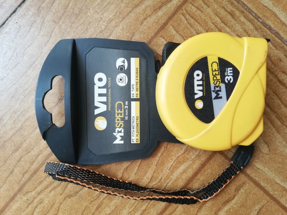 Ferramentas Vito máquina Rebitar PROFESSIONAL e Fita métrica NOVAS