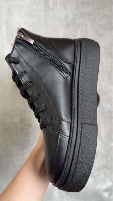 Зимові хайтопи натуральна шкіра