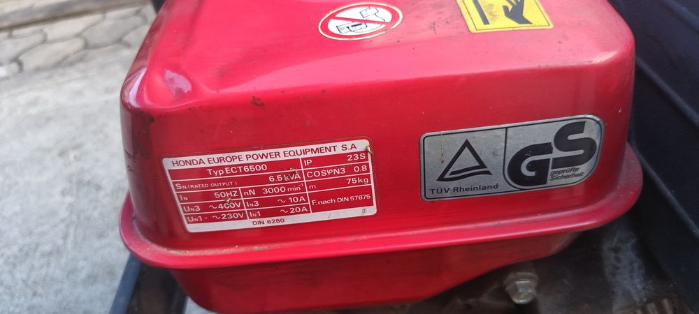 Agregat prądotwórczy Honda 6.5kVa