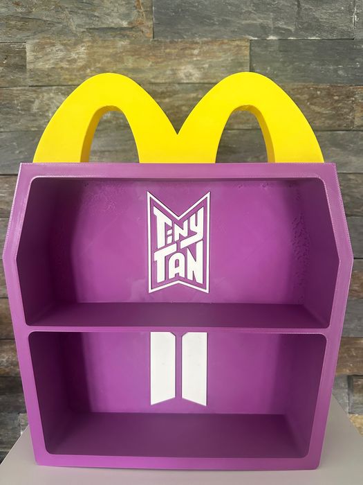 BTS - Expositor Impressão 3D Personalizado - Coleção Mc Donald’s
