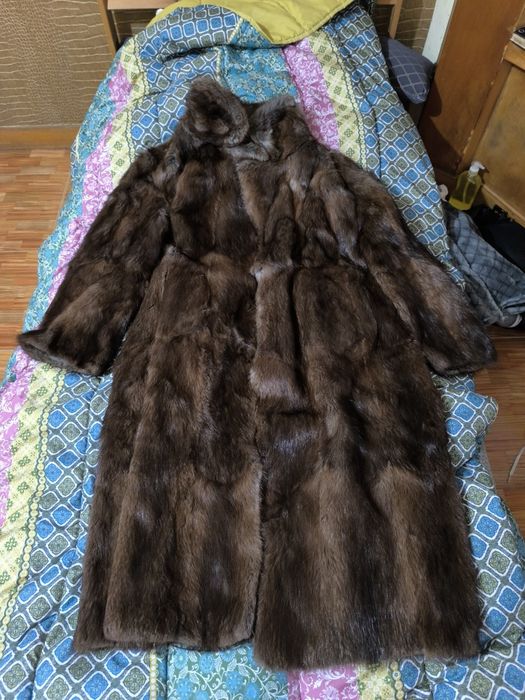 Casaco de pele verdadeira