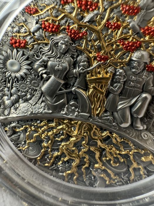 Колекційна срібна монета «Червона калина»  , Камерун , 2024 рік